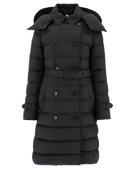 burberry single breasted belted puffer coat|burberry detachable hood puffer coat.